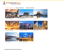 Tablet Screenshot of hotelsmartprices.com